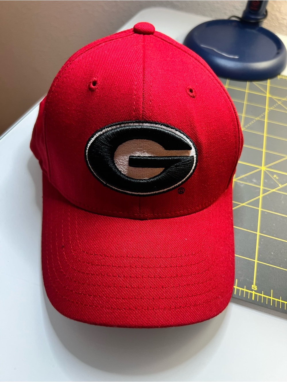 Georgia Bulldogs Red Embroidered 'G' Baseball Cap